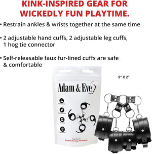 Adam & Eve Hog Tie Set Black buy in Singapore LoveisLove U4ria