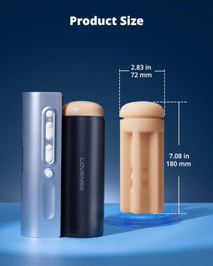 Lovense AI Sync Solace Pro Automatic Male Stroker or Vagina Sleeve or Neutral Sleeve