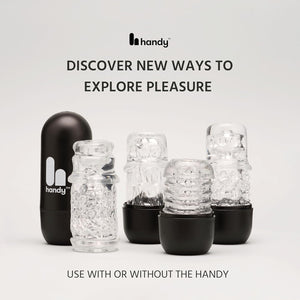 The Handy App-Controlled Interactive Bluetooth Stroker Or Sleeve (New Box Edition - With 3 Pin UK Plug Safety Mark Approved)