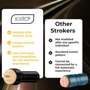 Kiiroo Strokers Feel Victoria June Mouth With or Without PowerBlow Male Masturbators - Automatic Masturbators Buy Sex Toys in Singapore LoveisLove U4Ria