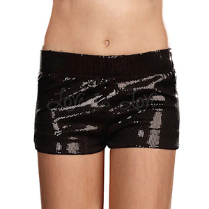 Dreamgirl 7791 Glam Short Silver, Red or Black Size M/L For Her - Women's Sexy Wear Buy Sex Toys in Singapore LoveisLove U4Ria