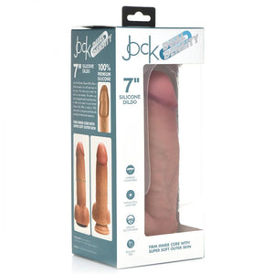 Curve Toys Jock Realistic Dual Density Silicone Dildo with Balls & Suction Cup 7 inch or 8 inch or 9 inch or 10 Inch Light Dildo - Realistic Dildos Buy Sex Toys in Singapore LoveisLove U4Ria