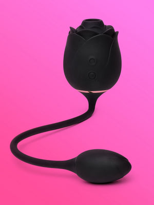 Fifty Shades of Grey Dark Blushing Rose Clitoral Suction And Vibrating Egg For Her - Clitoral Suction Buy Sex Toys in Singapore LoveisLove U4Ria