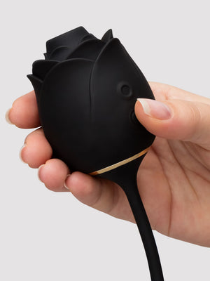 Fifty Shades of Grey Dark Blushing Rose Clitoral Suction And Vibrating Egg For Her - Clitoral Suction Buy Sex Toys in Singapore LoveisLove U4Ria