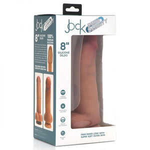 Curve Toys Jock Realistic Dual Density Silicone Dildo with Balls & Suction Cup 7 inch or 8 inch or 9 inch or 10 Inch Light Dildo - Realistic Dildos Buy Sex Toys in Singapore LoveisLove U4Ria