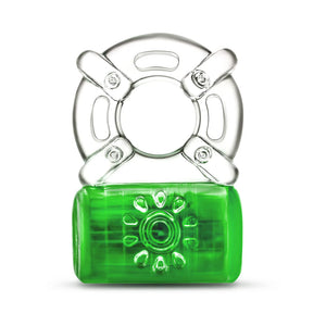 Blush Play With Me Pleaser Rechargeable C-Ring Blue or Neon Green Cock Rings - Vibrating Cock Rings Buy Sex Toys in Singapore LoveisLove U4Ria