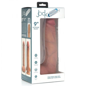 Curve Toys Jock Realistic Dual Density Silicone Dildo with Balls & Suction Cup 7 inch or 8 inch or 9 inch or 10 Inch Light Dildo - Realistic Dildos Buy Sex Toys in Singapore LoveisLove U4Ria