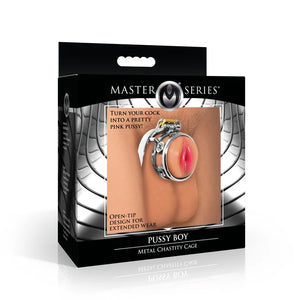 Series Feminization Metal Restraint Device System exterior retail packaging