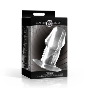 Master Series Dicked Hollow Anal Plug Clear Anal - Anal Probes & Tools Buy Sex Toys in Singapore LoveisLove U4Ria