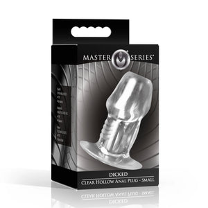 Master Series Dicked Hollow Anal Plug Clear Anal - Anal Probes & Tools Buy Sex Toys in Singapore LoveisLove U4Ria