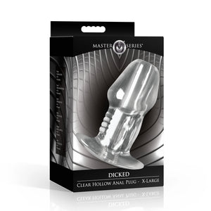 Master Series Dicked Hollow Anal Plug Clear Anal - Anal Probes & Tools Buy Sex Toys in Singapore LoveisLove U4Ria