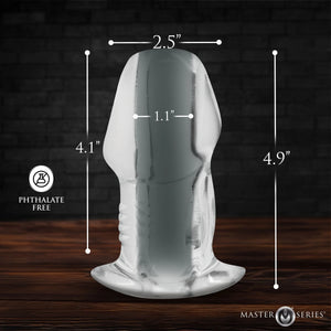 Master Series Dicked Hollow Anal Plug Clear Anal - Anal Probes & Tools Buy Sex Toys in Singapore LoveisLove U4Ria