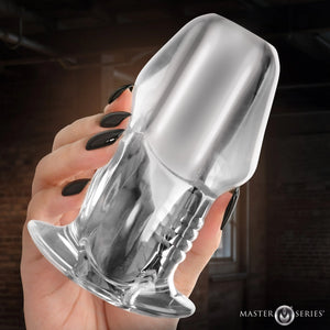 Master Series Dicked Hollow Anal Plug Clear Anal - Anal Probes & Tools Buy Sex Toys in Singapore LoveisLove U4Ria