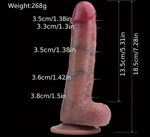 Tiberius II Squirting Realistic Silicone Dildo