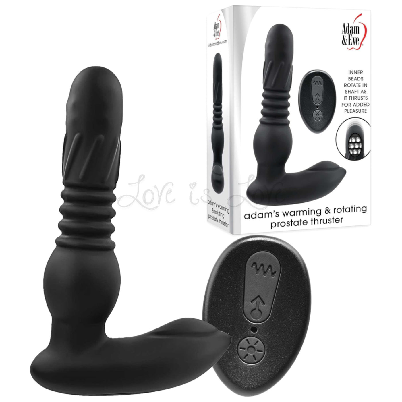 Adam & Eve Adam's Warming & Rotating Prostate Thruster Love is Love Adam & Eve Adam's Warming & Rotating Prostate Thruster Love is Love