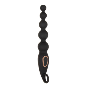 Adam & Eve Rechargeable Vibrating Silicone Anal Bead Stick Black Buy in Singapore LoveisLove U4Ria 