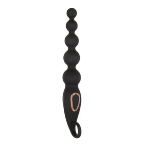 Adam & Eve Rechargeable Vibrating Silicone Anal Bead Stick Black Buy in Singapore LoveisLove U4Ria 