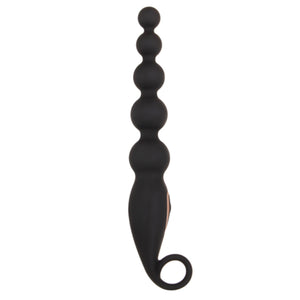 Adam & Eve Rechargeable Vibrating Silicone Anal Bead Stick Black Buy in Singapore LoveisLove U4Ria 