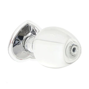 Adam & Eve Red Heart Gem Glass Plug - Set Available