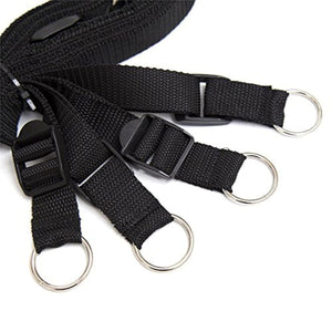 Adjustable Bed Restraint with Detachable Cuffs Set Black Bondage - Bedroom Bondage Kits Buy Sex Toys in Singapore LoveisLove U4Ria