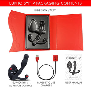 Aneros Eupho Syn V Vibrating Prostate Stimulator with Remote Control Prostate Massagers - Aneros Buy Sex Toys in Singapore LoveisLove U4Ria