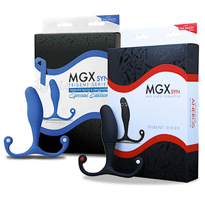 Aneros MGX Syn Trident Black or Special Edition Blue [Authorized Dealer] Prostate Massagers - Aneros Buy Sex Toys in Singapore LoveisLove U4Ria