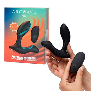 Arcwave Perk Flexible Silicone Remote Control Prostate Vibrator premium dual motor intimate wellness device Singapore local stock