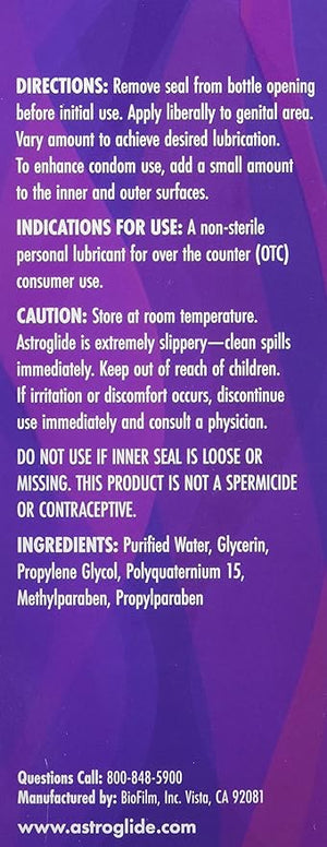 Astroglide Water-Based Liquid Lubricant
