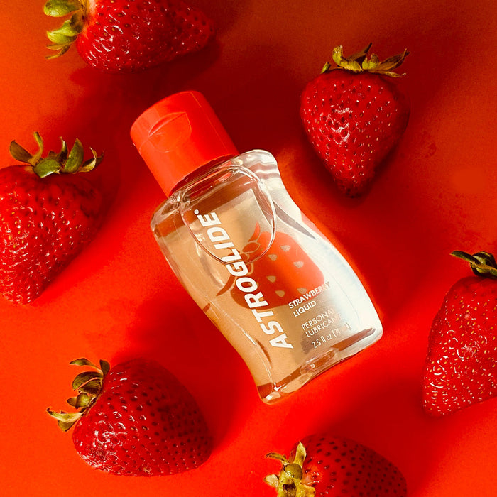Astroglide Strawberry Flavored Lubricant 73.9 ML 2.5 FL OZ (Expiry 2026)(Limited Period Sale )