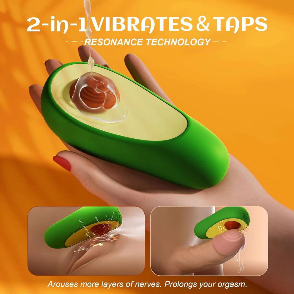 Avocado 2-in-1 Tapping Vibration Stimulator Love is Love Avocado 2-in-1 Tapping Vibration Stimulator Love is Love