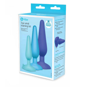 B-Vibe 3-Piece Silicone Anal Plug Training Kit With Suction Base Buy in Singapore LoveisLove U4Ria 