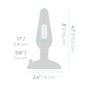 B-Vibe Beginner's Vibrating Silicone Butt Plug With Suction Base Buy in Singapore LoveisLove U4Ria 