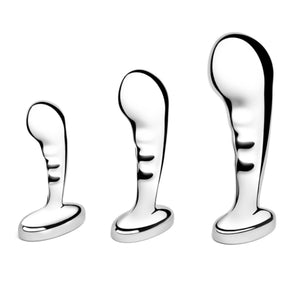 B-Vibe Stainless Steel P-Spot Plug Training Set Buy in Singapore LoveisLove U4Ria 
