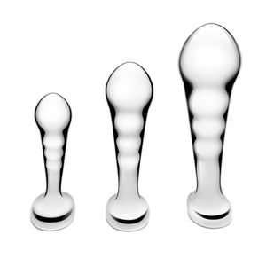 B-Vibe Stainless Steel P-Spot Plug Training Set Buy in Singapore LoveisLove U4Ria 