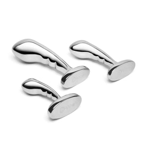 B-Vibe Stainless Steel P-Spot Plug Training Set Buy in Singapore LoveisLove U4Ria 