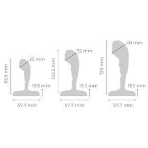 B-Vibe Stainless Steel P-Spot Plug Training Set Buy in Singapore LoveisLove U4Ria 