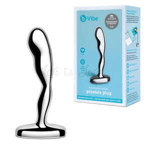 B-Vibe Stainless Steel Prostate Plug Buy in Singapore LoveisLove U4Ria 