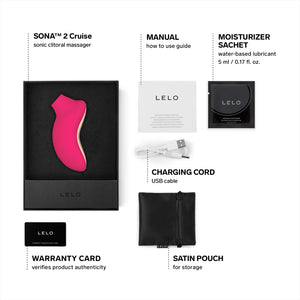 Lelo Sona 2 and Lelo Sona 2 Cruise Sonic Clitoral Massager Buy in Singapore LoveisLove U4Ria