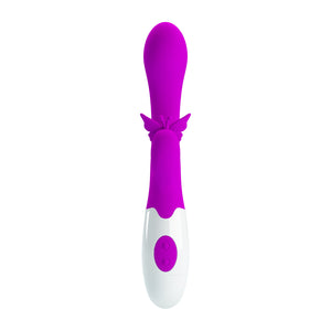 Pretty Love Butterfly Kiss Silicone Rabbit Vibrator Pink Vibrators - Rabbit Vibrators Buy Sex Toys in Singapore LoveisLove U4Ria