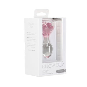 ​BMS Pillow Talk Rosy Glass Anal Plug Pink Buy in Singapore LoveisLove U4Ria 