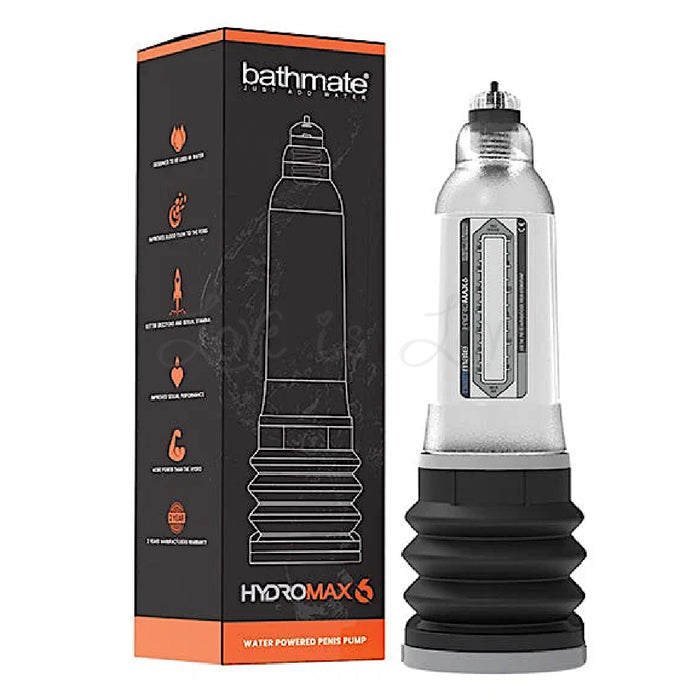 Bathmate Hydromax6 Penis Pump Crystal Clear (Limited Period Sale)