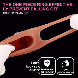 Bead Ring Liquid Silicone Realistic Cock Sheath 5.8 Inch #316