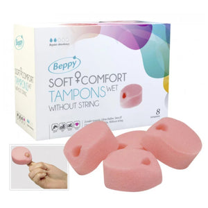 Beppy Soft and Comfort Tampons Wet Without String 8 Pack Buy in Singapore LoveisLove U4Ria 