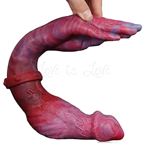 Big Knot and Fist Double Headed Extra Long Fantasy Silicone Dildo 16 Inch Dildos - Double Ended Dildos Buy Sex Toys in Singapore LoveisLove U4Ria