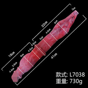Big Knot and Fist Double Headed Extra Long Fantasy Silicone Dildo 16 Inch Dildos - Double Ended Dildos Buy Sex Toys in Singapore LoveisLove U4Ria