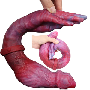 Big Knot and Fist Double Headed Extra Long Fantasy Silicone Dildo 16 Inch Dildos - Double Ended Dildos Buy Sex Toys in Singapore LoveisLove U4Ria