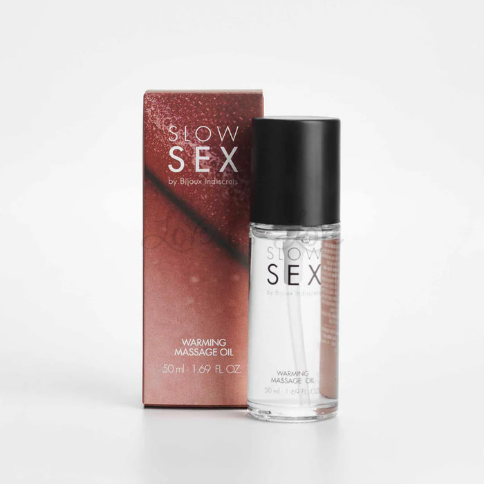 Bijoux Indiscrets Slow Sex Warming Massage Oil 50ml / 1.69 oz.