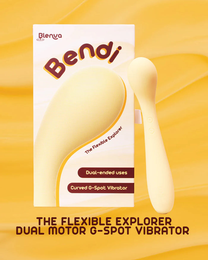 Blenva Bendi SIlicone Dual Ended Curved G-spot Vibrator