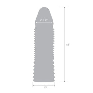 Blue Line Penis Enhancing Sleeve Extension 6.5 Inch Triple Sensation Buy in Singapore LoveisLove U4Ria 