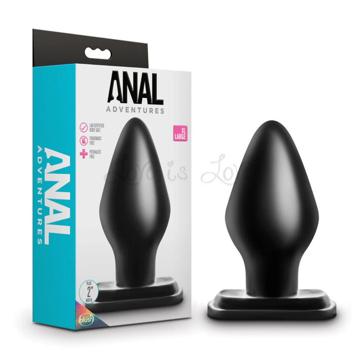 Blush Anal Adventures XL Plug 5.25 Inch Black